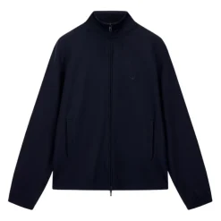 Sweatshirt z dżerseju piqué z pełnym zamkiem błyskawicznym