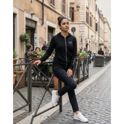 Sweatshirt z zippeur