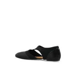 Tabi Ballerines en cuir de veau
