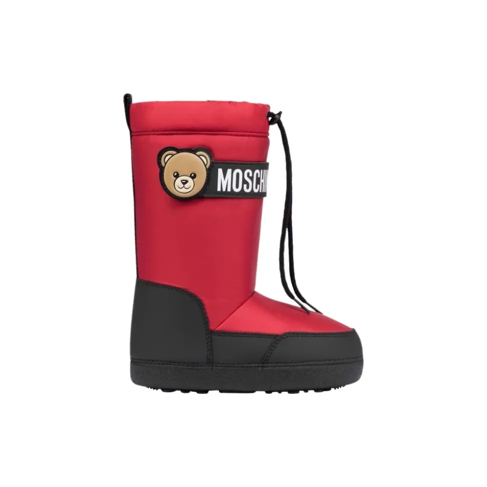 Teddy Bear Nylon Snow Boots