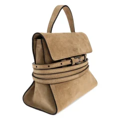 Tie Me Suede Bag