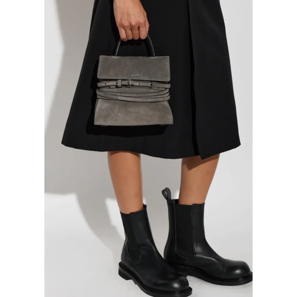 Tie Me Suede Bag