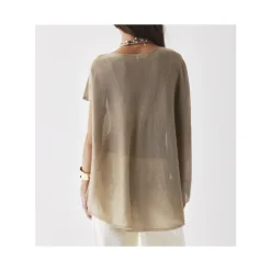 Top ample en lurex