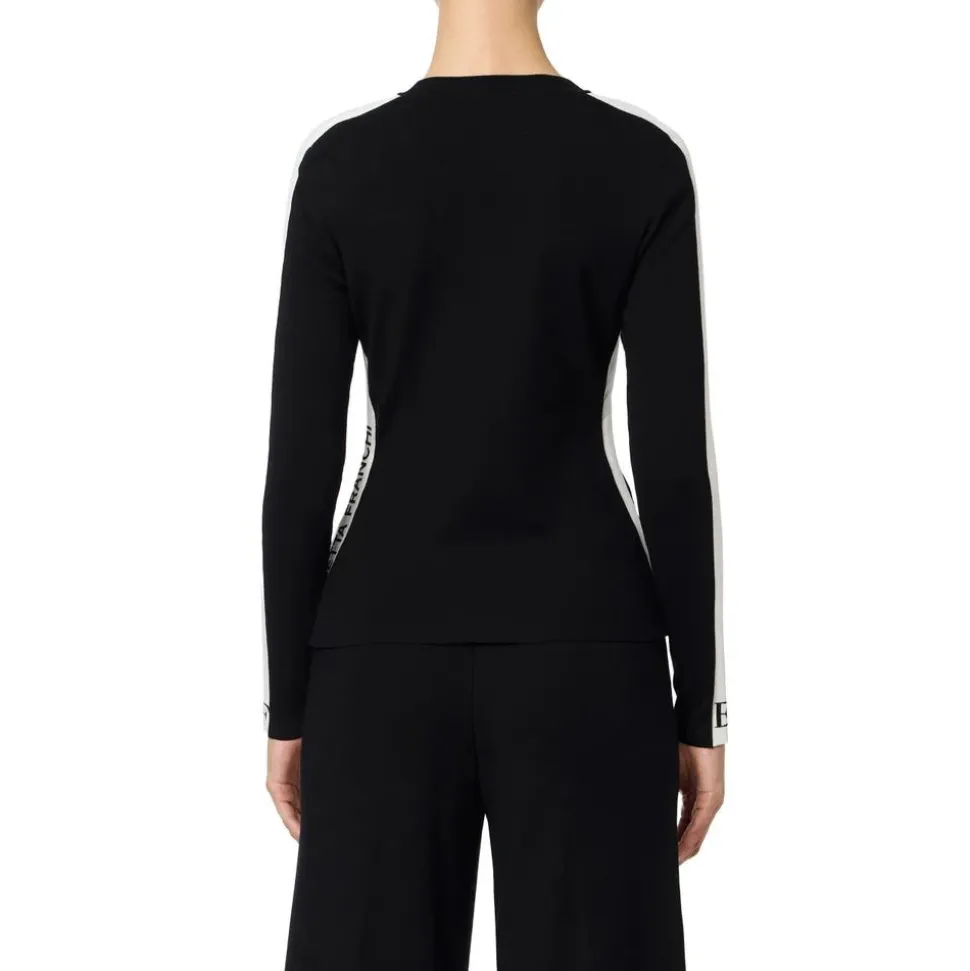 Top en viscose avec bandes brillantes