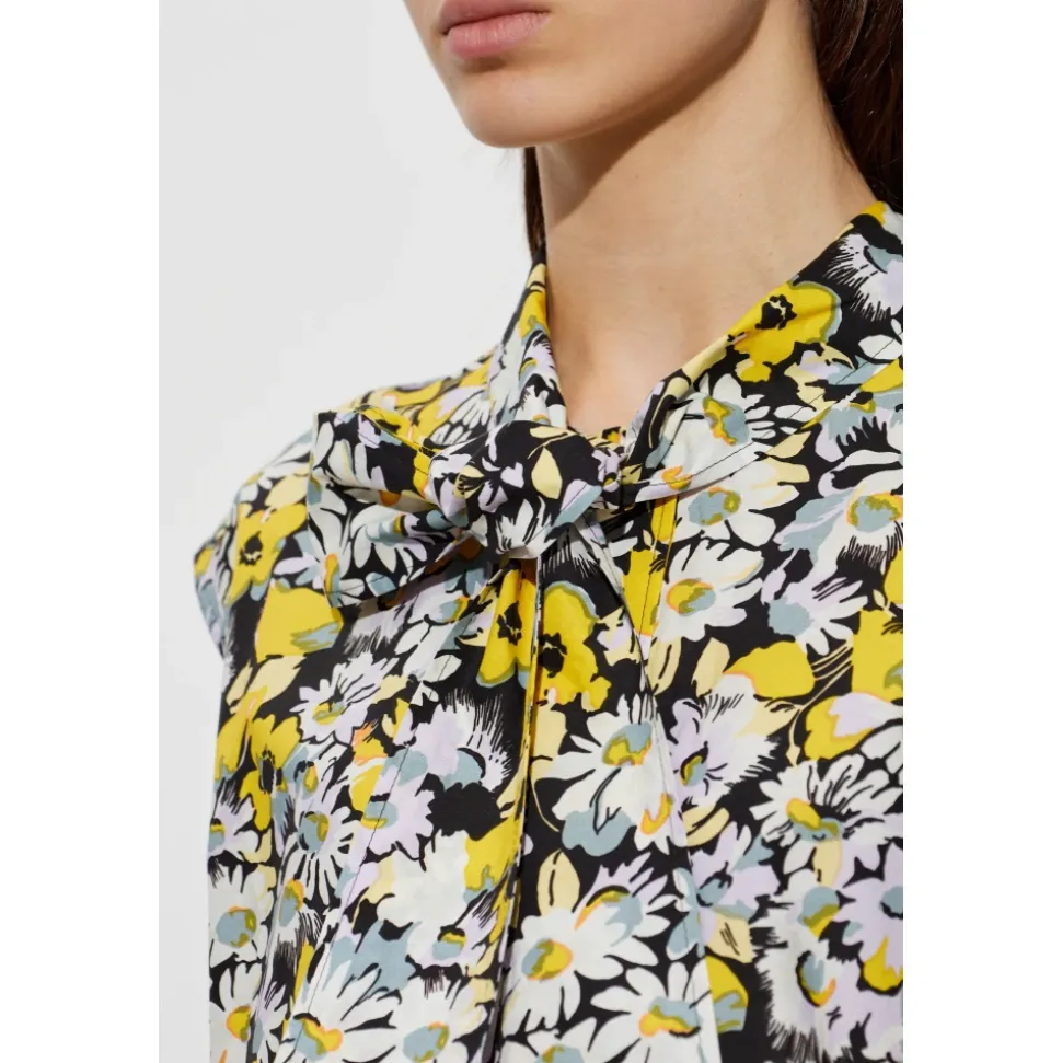 Top à motif floral