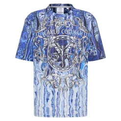 T-shirt Artistique à Imprimé Tricoté