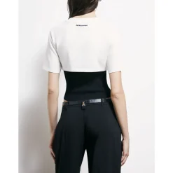 T-shirt avec Bustier Tricoté