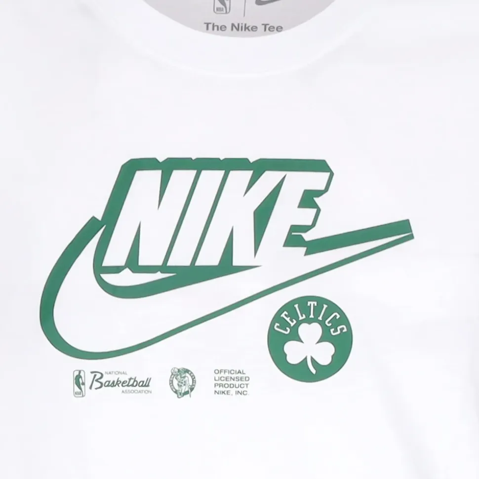 T-shirt avec logo Boston Celtics Blanc