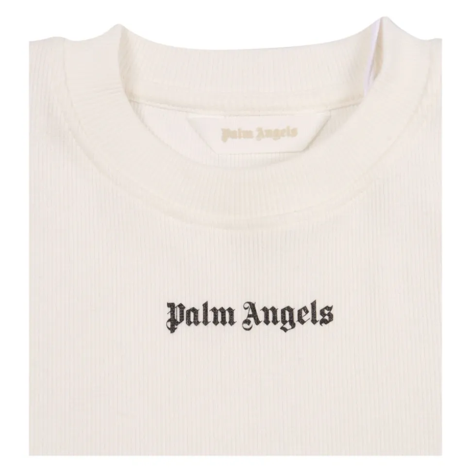 T-shirt bébé côtelé avec logo