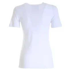 T-shirt Blanc avec Logo Imprimé