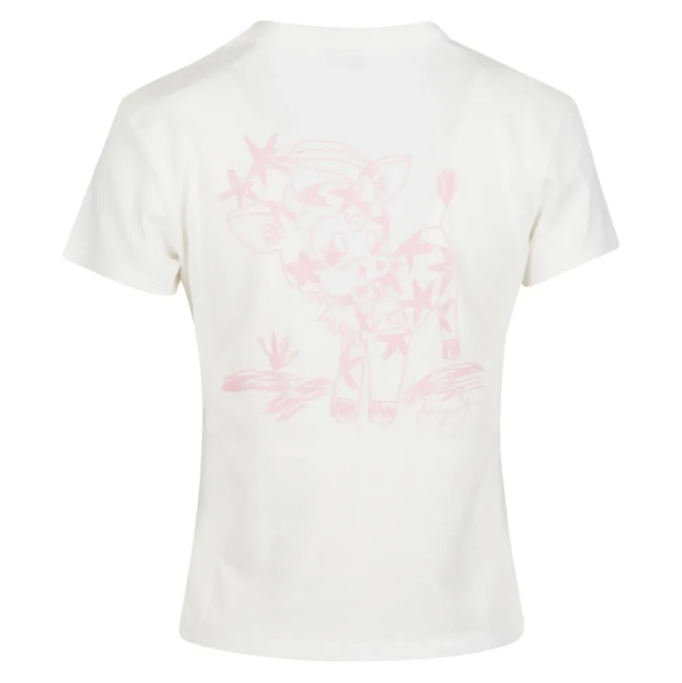 T-shirt Classique Brodé Dessin Animé Gots