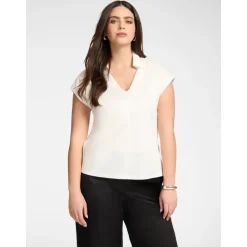 T-shirt à col en V