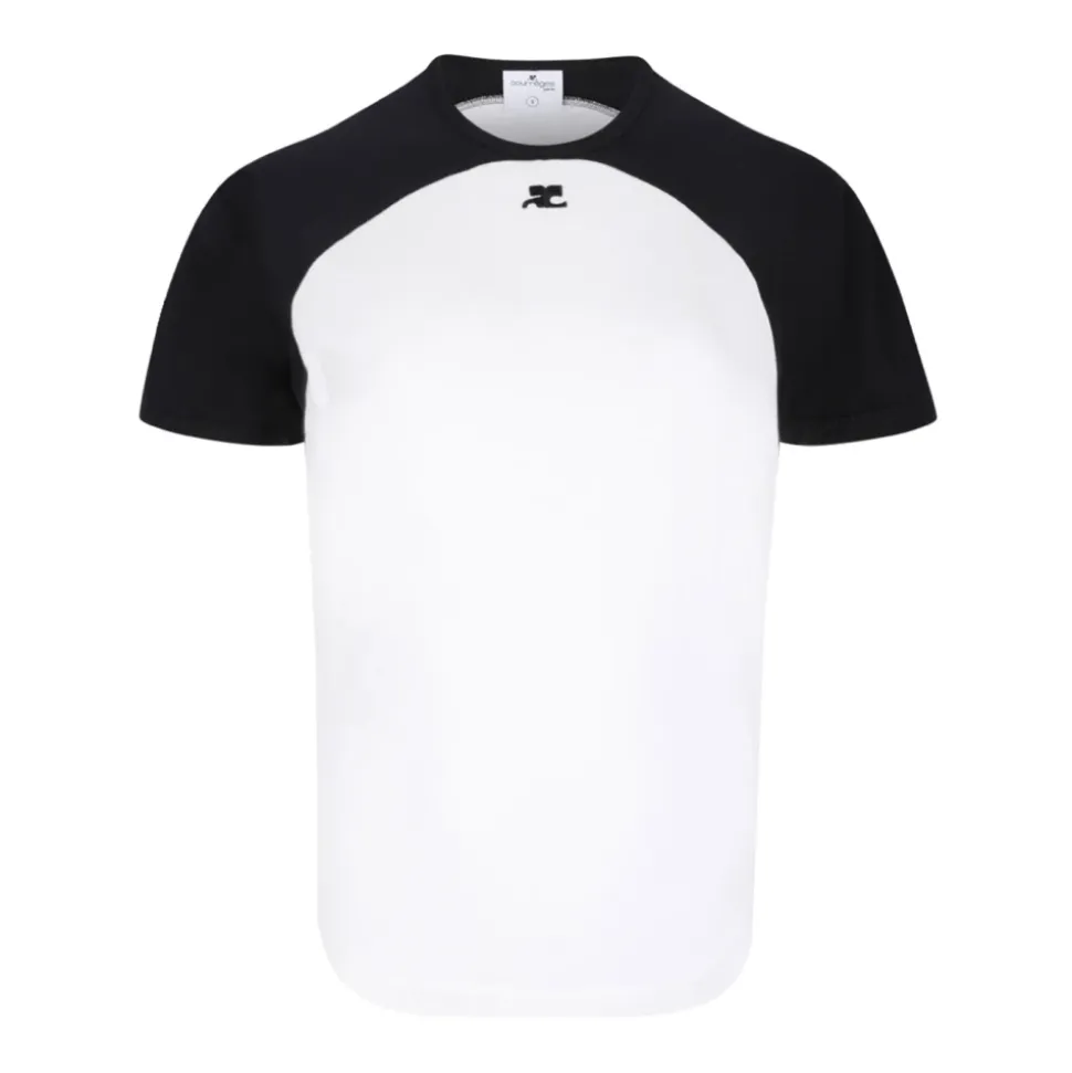T-shirt à contraste de cercle