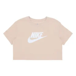 T-shirt court Iconique, Sable/Blanc