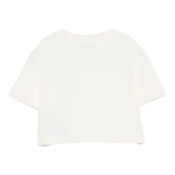 T-shirt crop Girocollo Maniche corte