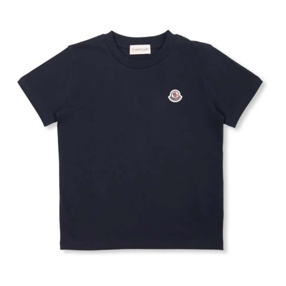 T-Shirt en Coton avec Écusson Logo