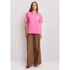 T-shirt en coton avec imprimé coloré