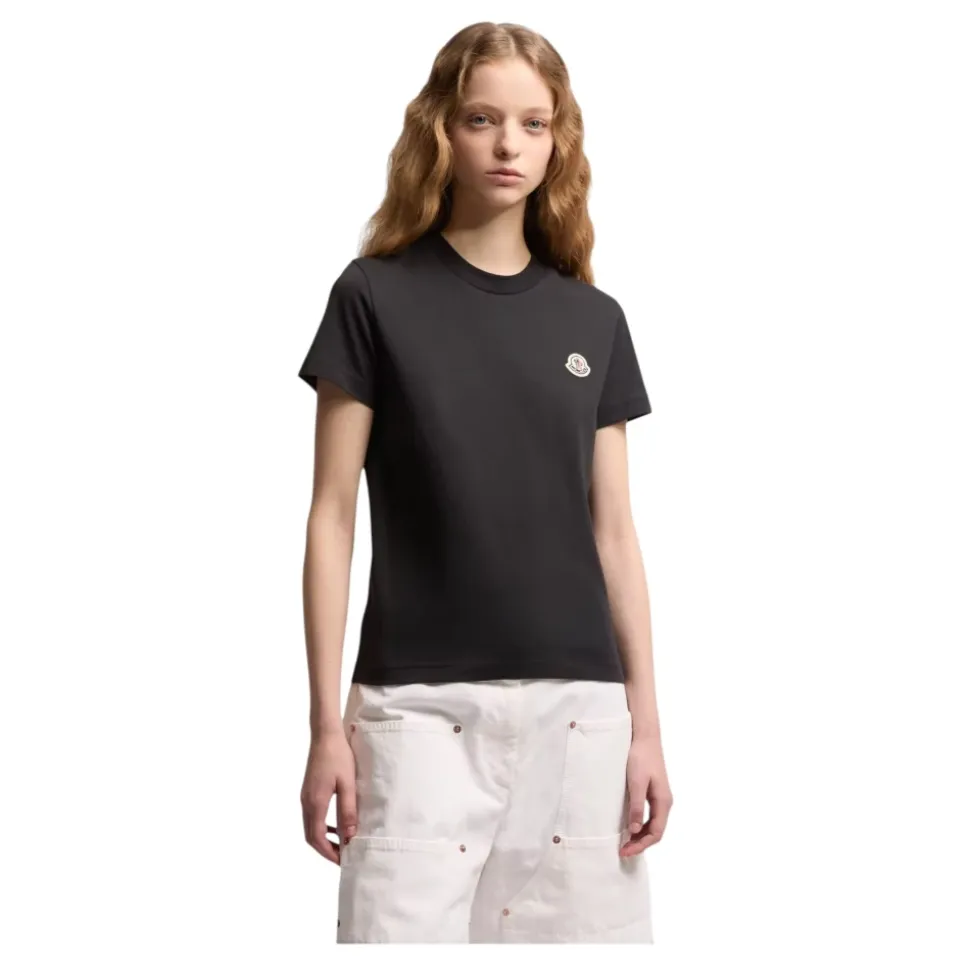 T-shirt en coton avec patch logo (lot de trois)