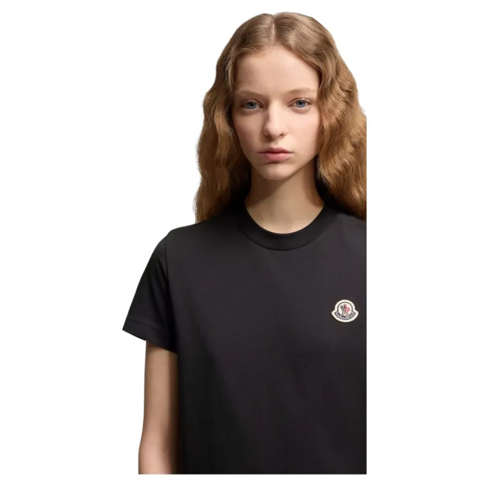 T-shirt en coton avec patch logo (lot de trois)
