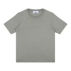 T-shirt en Coton Mud avec Broderie Logo