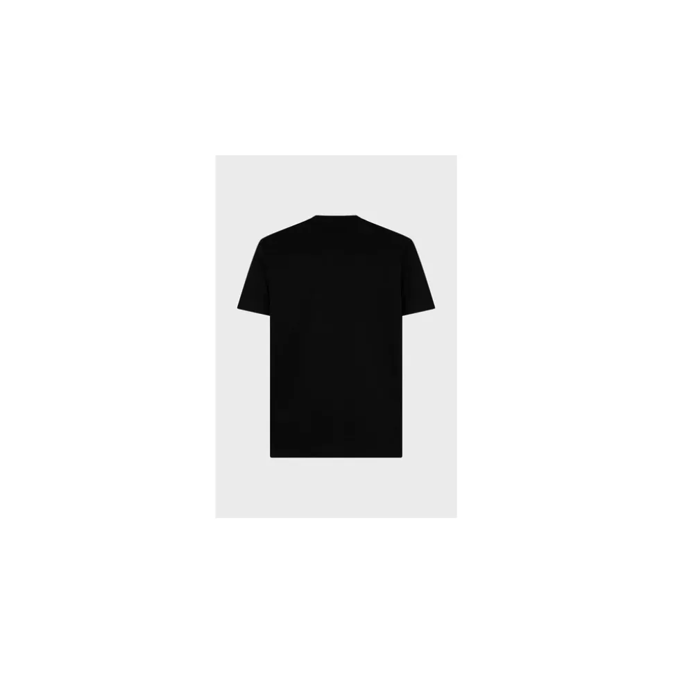 T-shirt en Coton Noir
