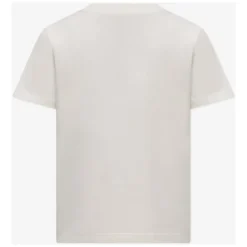 T-shirt garçon avec logo en ivoire