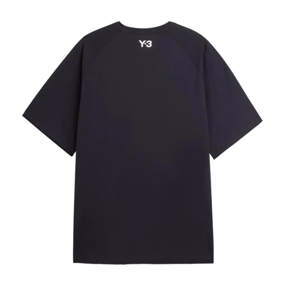 T-shirt à Manches Courtes Bord Brut 3 Bandes