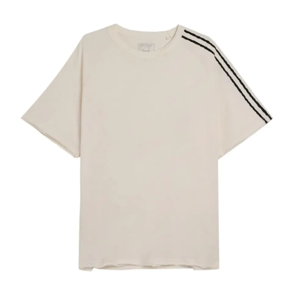 T-shirt Manches Courtes Bords Franches 3 Bandes