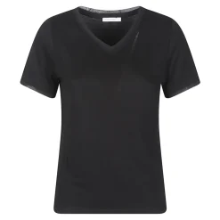 T-shirt à manches courtes et col en V