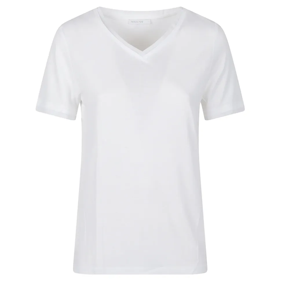 T-shirt à manches courtes et col en V