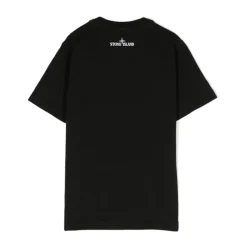 T-shirt Noir avec Imprimés Logo