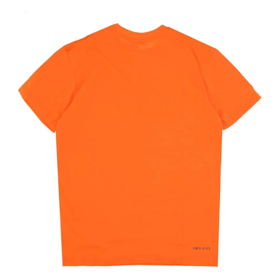 T-shirt orange sécurité avec impression avant