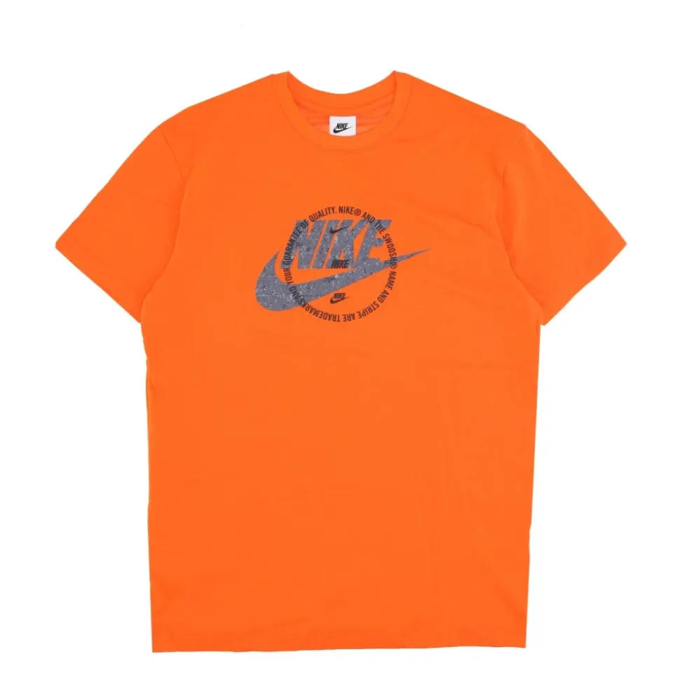T-shirt orange sécurité avec impression avant