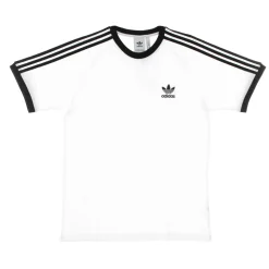 T-shirt Rayé Blanc Manches Courtes
