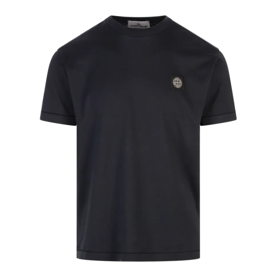T-shirts et Polos en Coton Bleu