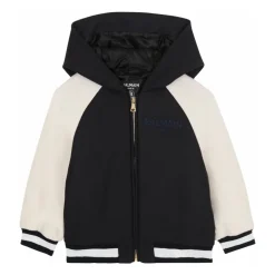 Veste bicolore à capuche
