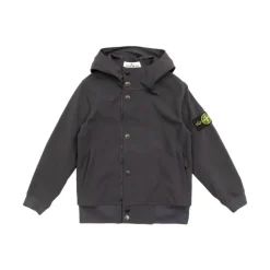 Veste à capuche boutonnée