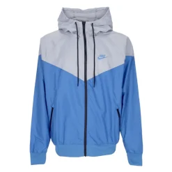 Veste à Capuche Windrunner Sportswear Bleu/Gris