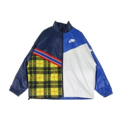 Veste coupe-vent bleue