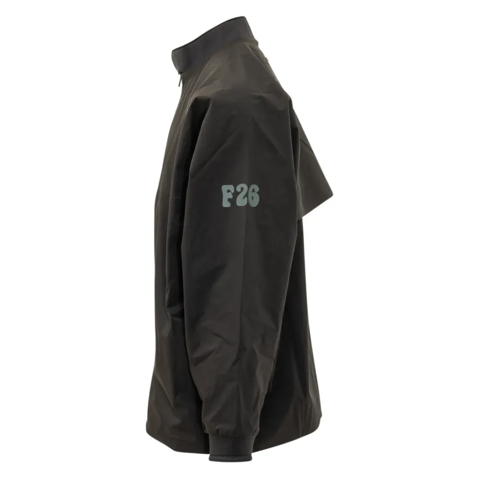 Veste courte zippée à col haut