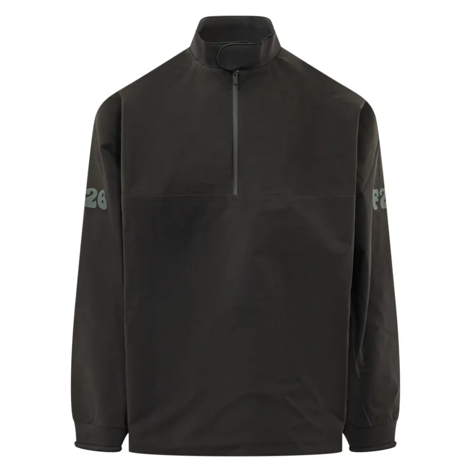 Veste courte zippée à col haut