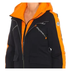 Veste de ski avec capuche à col montant