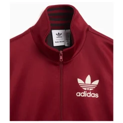 Veste de survêtement bordeaux avec imprimé latéral