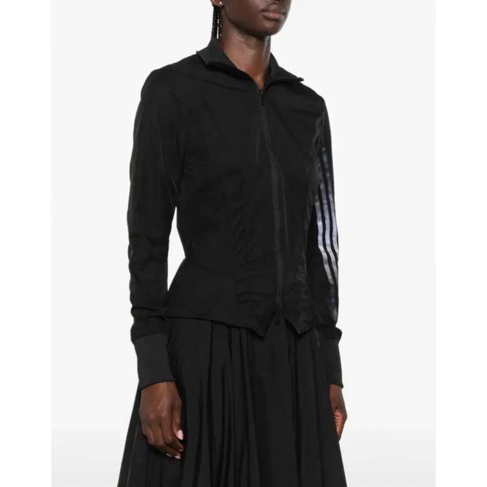 Veste de survêtement en nylon à 3 bandes dégradées