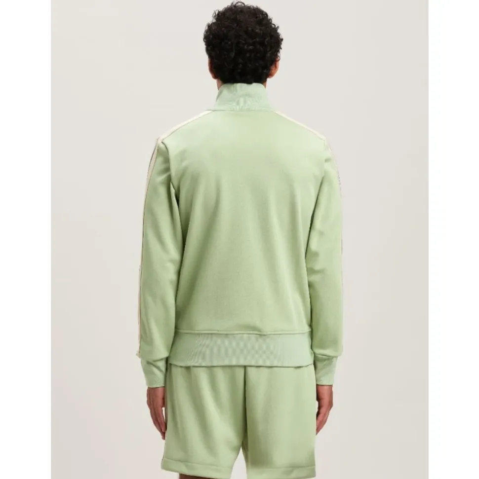 Veste de survêtement zippée avec logo brodé