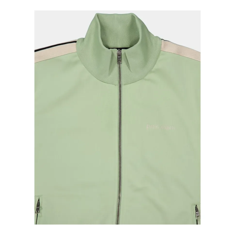 Veste de survêtement zippée avec logo brodé