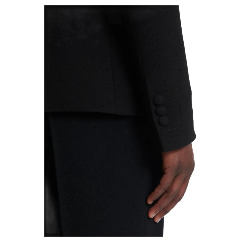 Veste double en crêpe