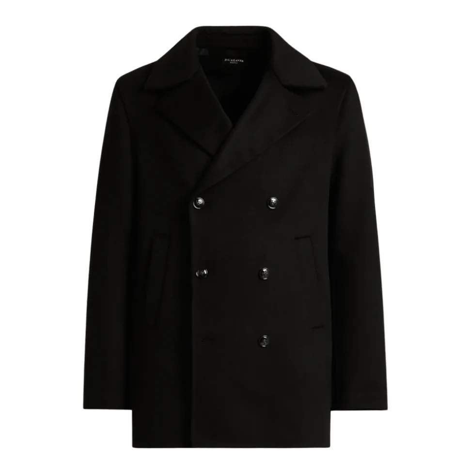 Veste en Cachemire à Double Boutonnage