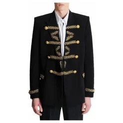 Veste en crêpe brodé