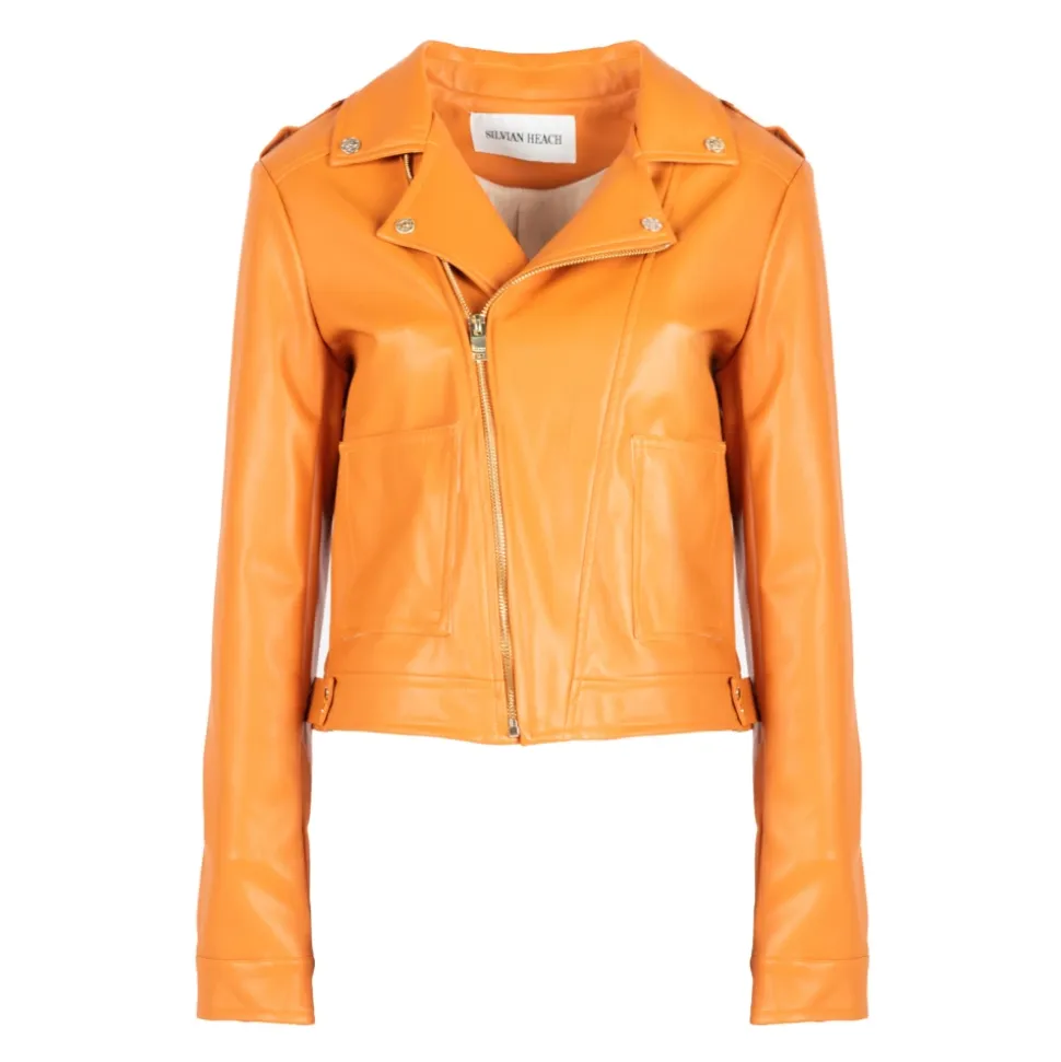 Veste en Cuir Ajustée
